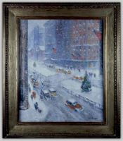 Snow Storm of 1947 (On Park Ave.)